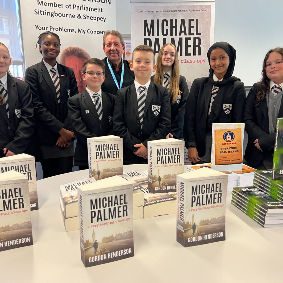 Fulston Manor School - Local MP Chooses Fulston Library For his Book Launch